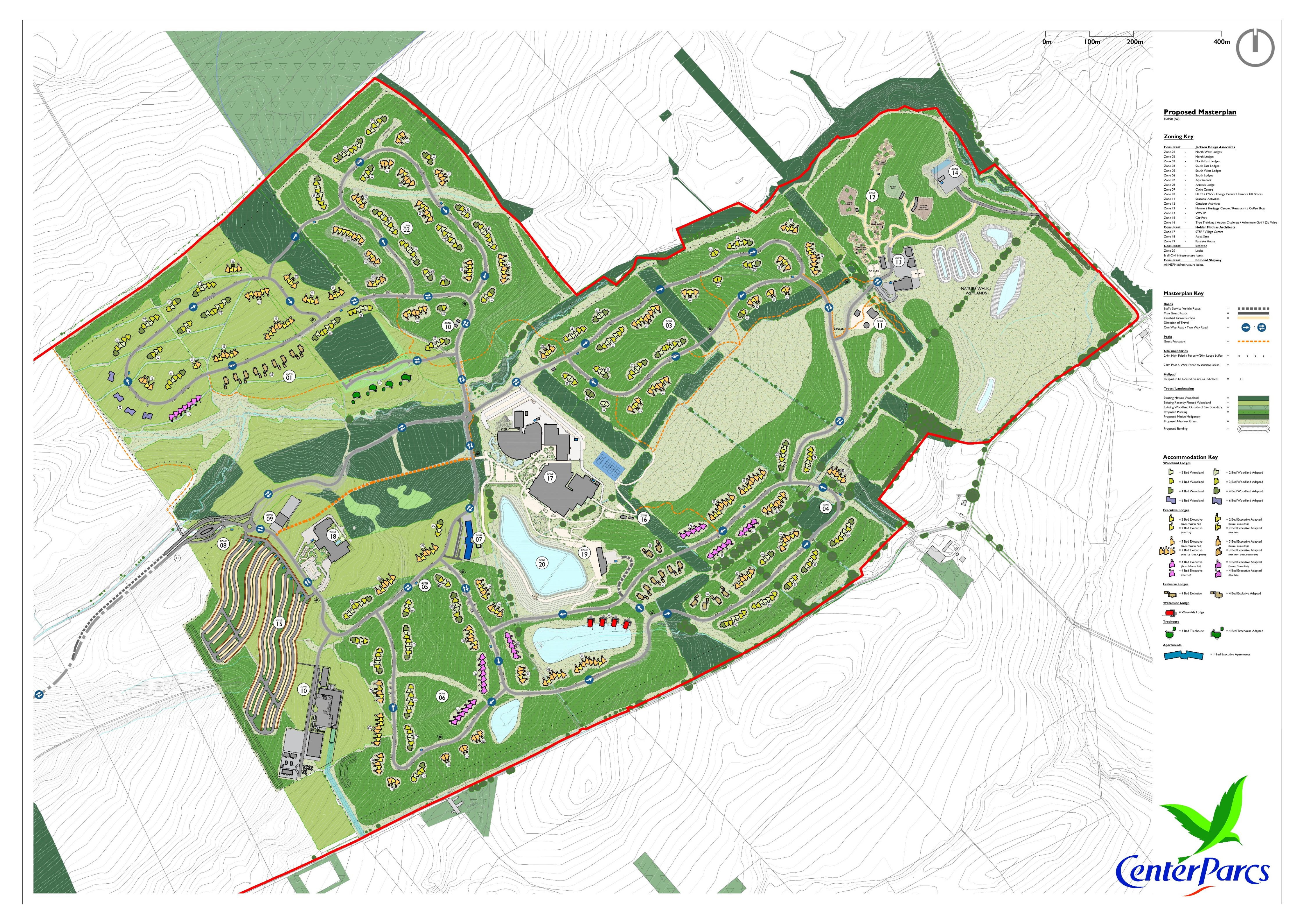 Center Parcs Masterplan