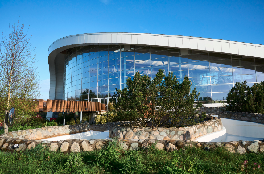 An exterior image of the Center Parcs sub-tropical paradise
