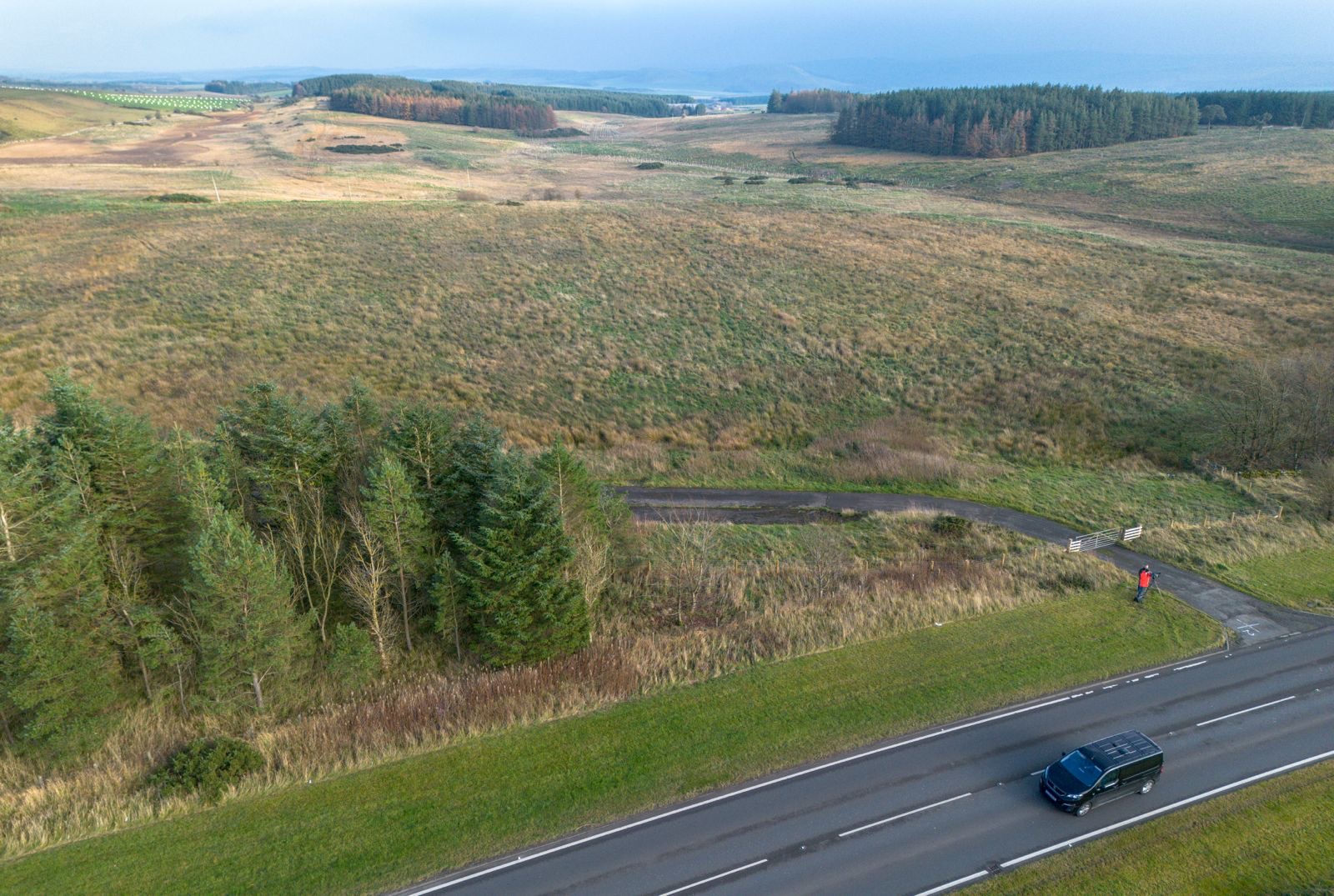 CP Scotland site looking east from A7 road