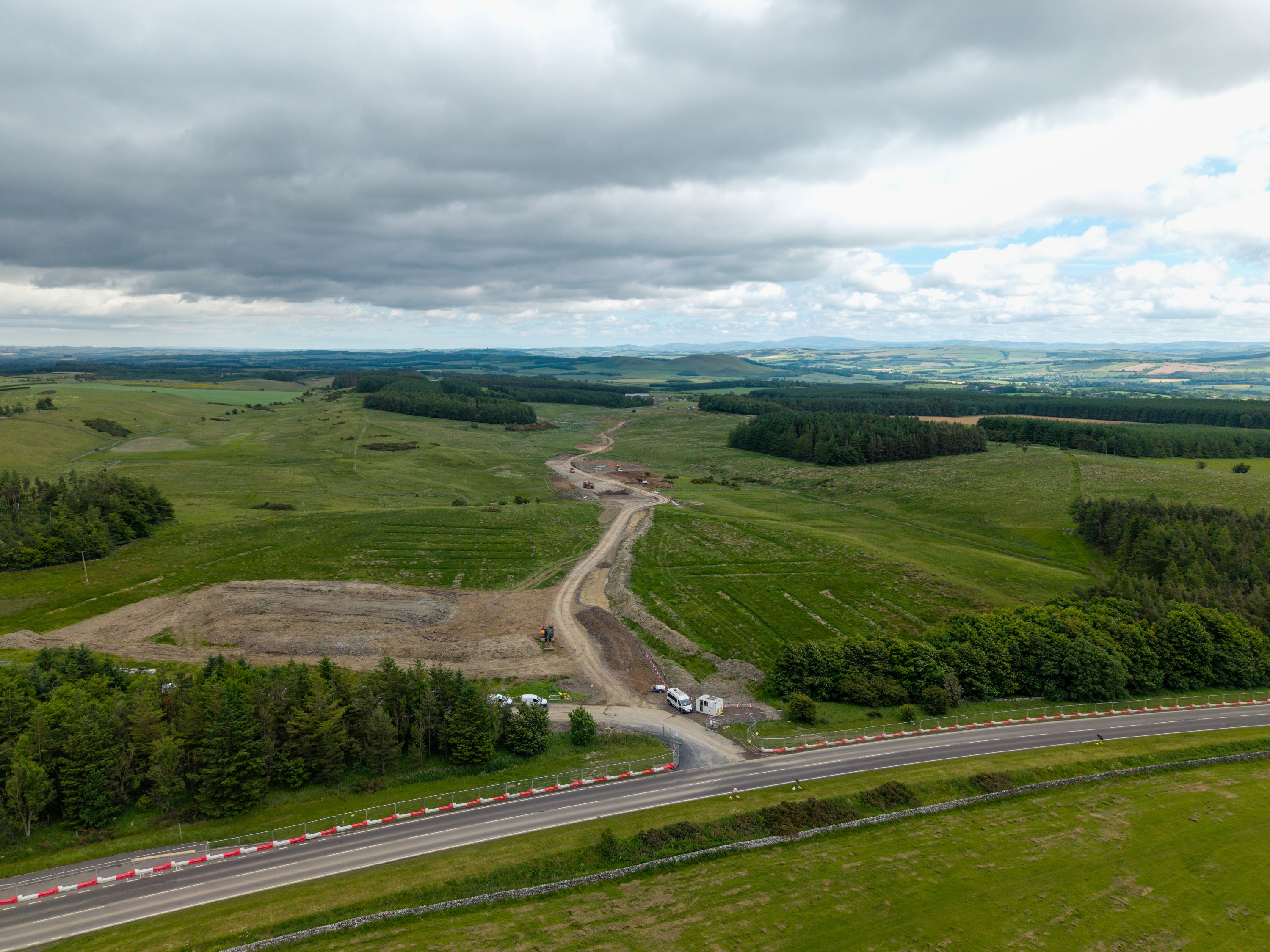 A7 and new Center Parcs entrance